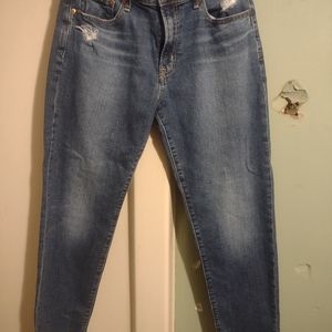 Woman's Gap Girlfriend Mid Rise Denim‎ jeans size 28/6r